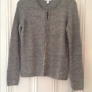 Charter Club metallic thread cardigan